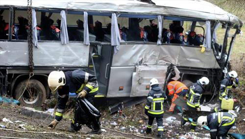 В Бельгии разбился автобус с детьми из России