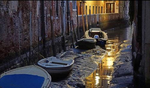 В Венеции оказалось мало  … воды