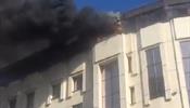 Из окон офиса «Балкан-экспресс» валил дым